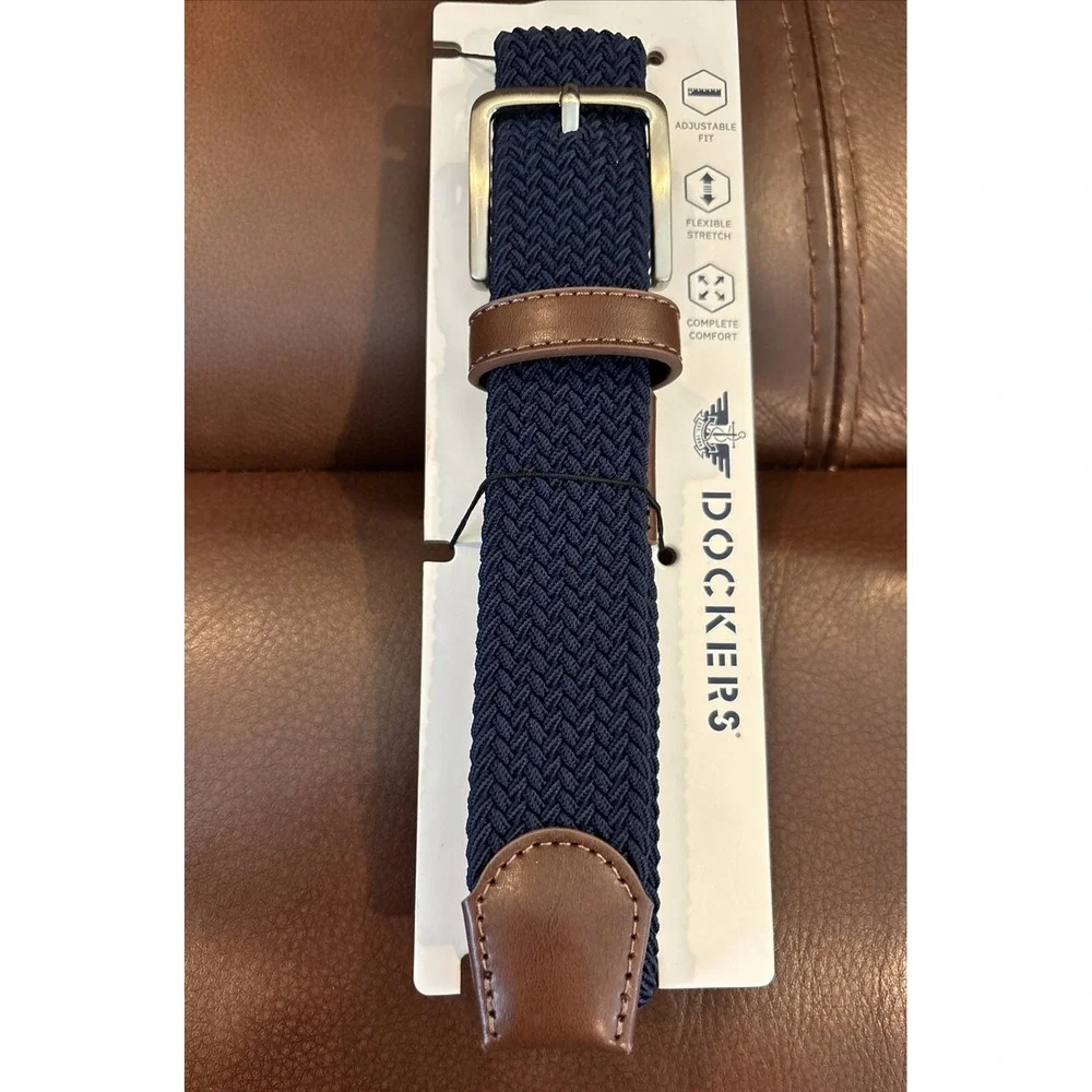 Dockers Fabric Weave Belt Stretch Large/XL Pant 42